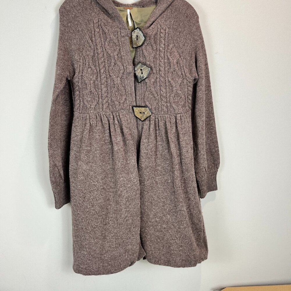 Women's Free People Brown Button front Cardigan, Size S